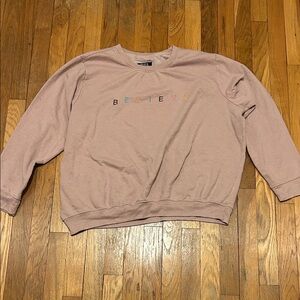 Pink 'Believe' Sweatshirt